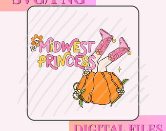 Midwest Princess Fall Design – PNG Digital File