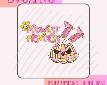 Midwest Princess Spooky Pumpkin – Digital File (PNG)