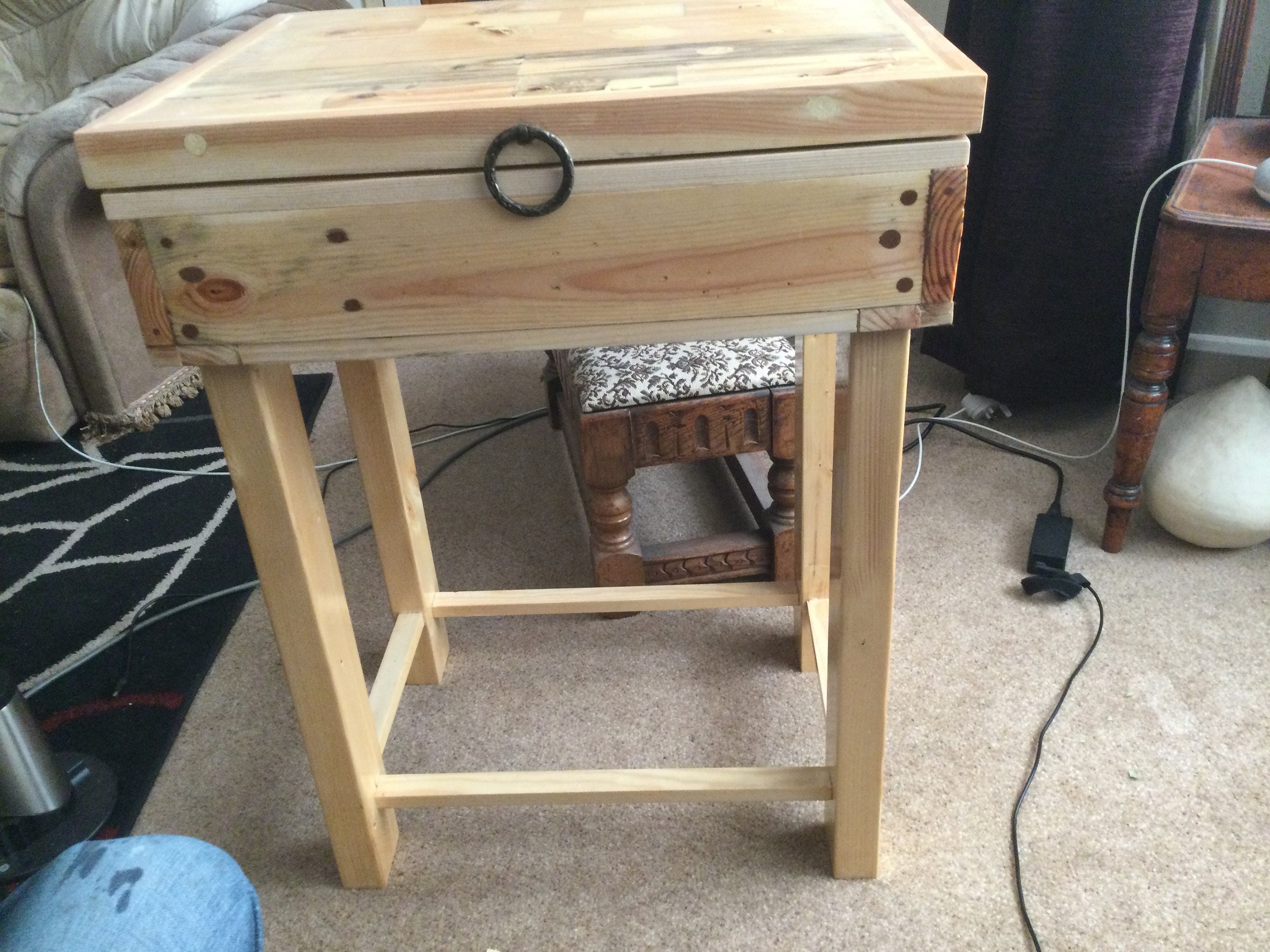 Old fashioned school desk/table design with opening top Etsy
