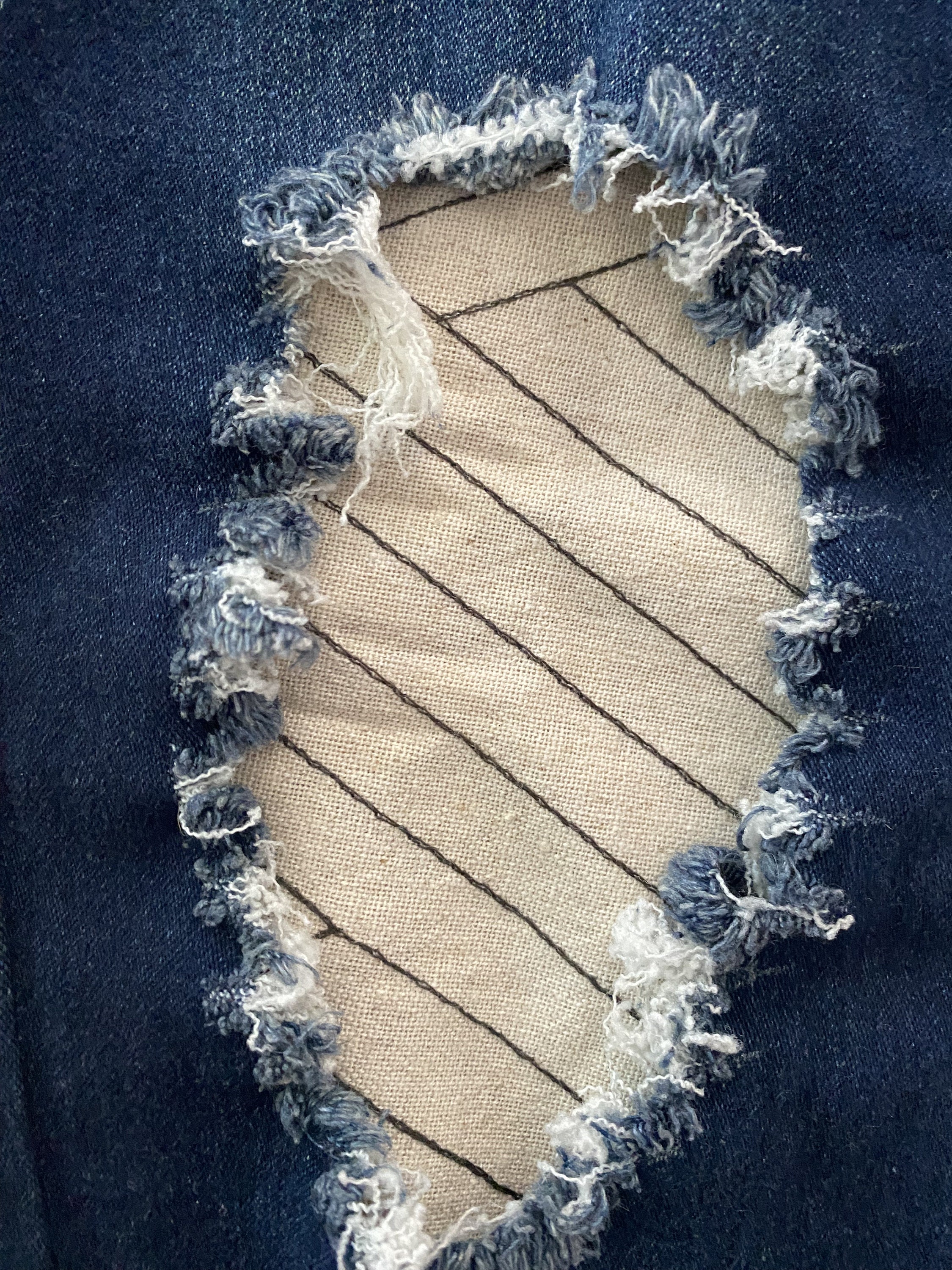 Stripe Patch, Iron on Patches, Patches for Jeans, Easy to Apply Patch ...