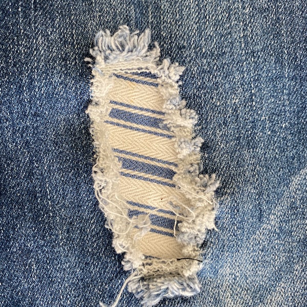 Streifen Aufnäher, Bügelbild für Denim, Jeans, Jeans, Jeans patch, Jeans patch, Streifen Aufnäher, Streifen Aufnäher, handgemacht, abwaschbar