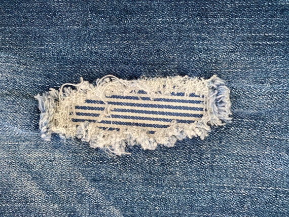 Stripe Patch, Iron on Patch for Denim, Patches for Jeans, Easy to