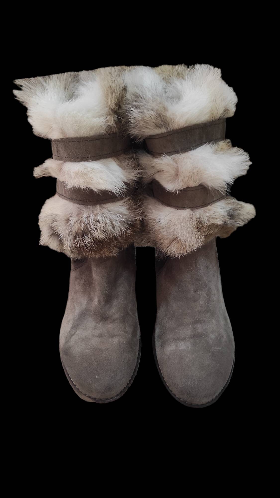 Rabbit store fur shoes