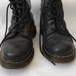 Dr marten hotsell snakeskin boots