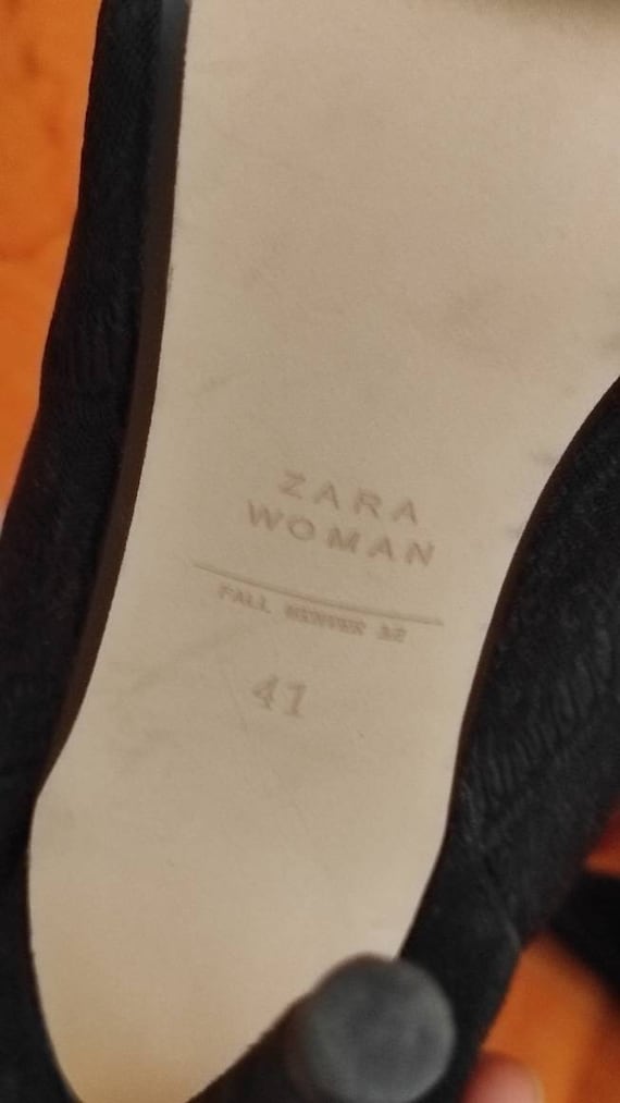 Zara open toe ankle boots cheap