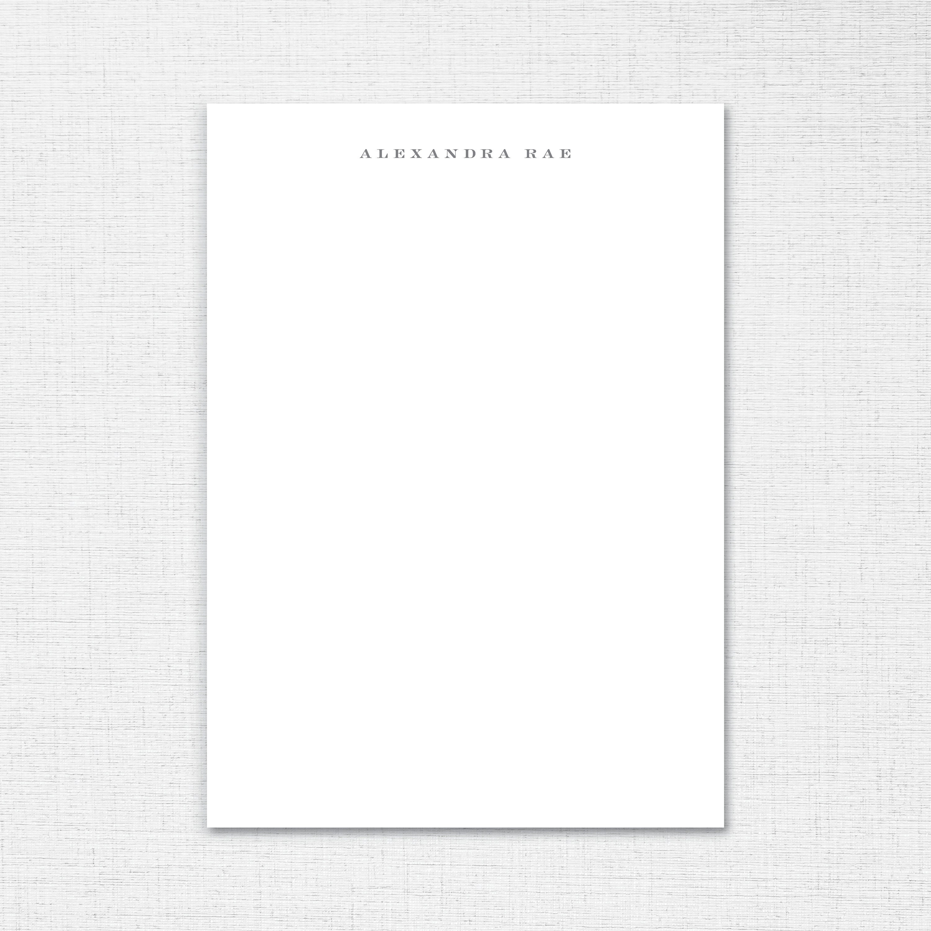 Personalized Modern Notepads Custom Notepad Personalized Etsy