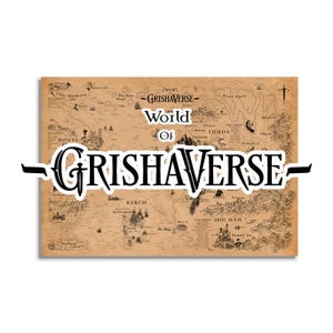Carte fantastique de Grishaverse, art mural ombre et os, Six of Crows, Grisha, Ravka, décoration d'intérieur Ketterdam, siège et tempête, Ruin n Rising