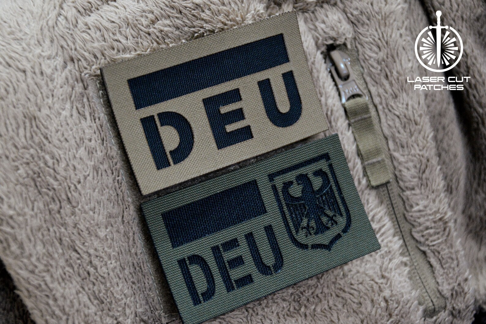 German Eagle Army Badge Tactical Patch – Hook And Loop Back, Military Style Patch -03