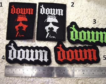 Down band patch embroidered Sludge metal Southern metal stoner metal hardcore punk rock patches for jacket