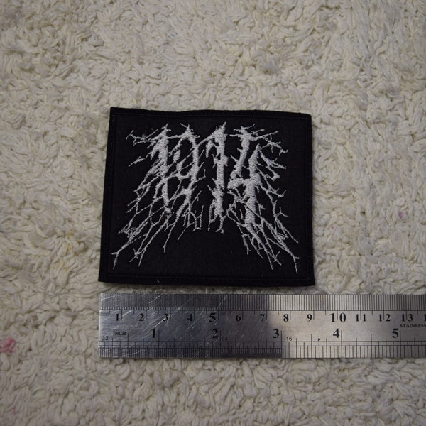 1914 band patch embroidered Death-doom blackened death metal rock patches for jacket