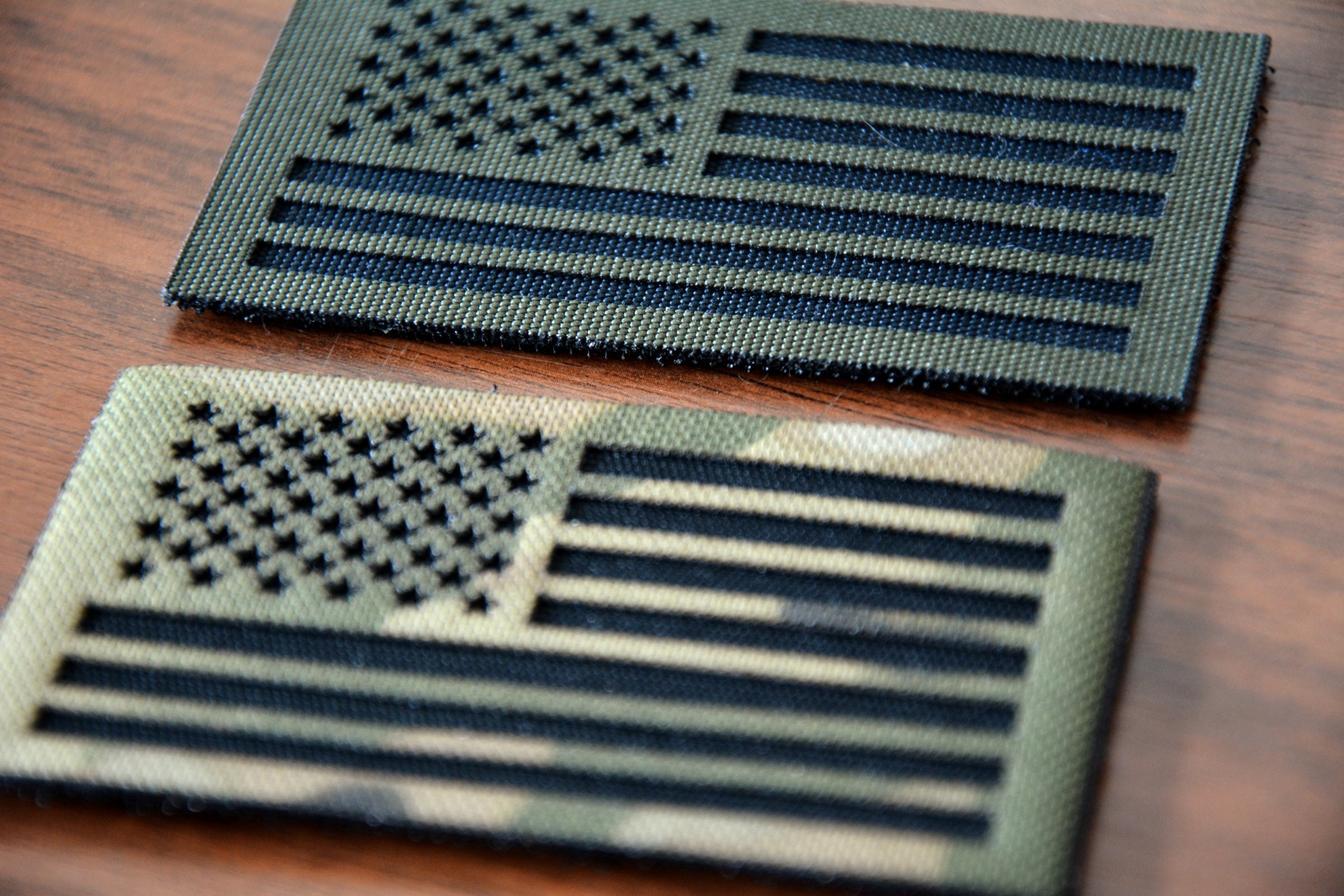 Velcro Custom Patch Forward Us Flag Tactical Laser Cut Etsy