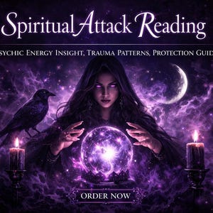 Lectura de Ataque Espiritual / Percepción de Energía Psíquica, Patrones de Trauma, Guía de Protección
