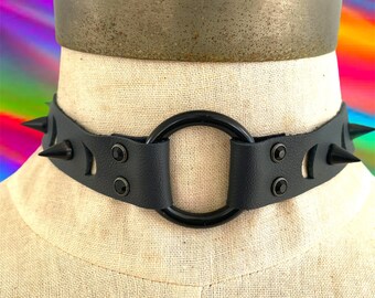 Moon Leather Choker