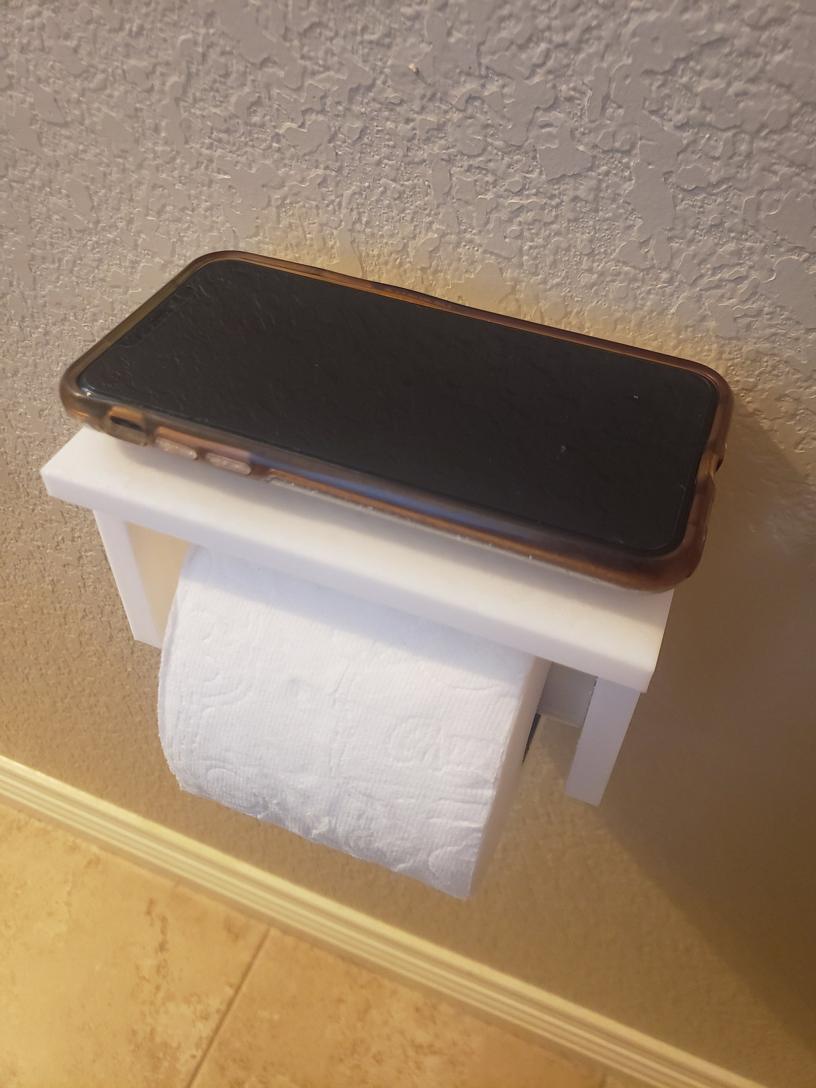 Toilet Paper Phone Holder Etsy
