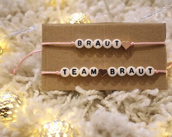 JGA Bracelet - Team Bride Bracelets - Hen Party - Bridesmaid - Bracelet