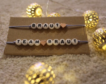 JGA Bracelet - Team Bride Bracelets - Hen Party - Bridesmaid - Bracelet