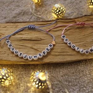 Bridesmaid Bracelet - Team Bride Bracelets - Hen Party - Bridesmaid - Bracelet - Maid of Honor