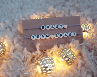 JGA Bracelet - Team Bride Bracelets - Hen Party - Bridesmaid - Bracelet