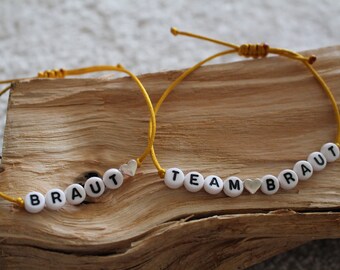 JGA Bracelet - Team Bride Bracelets - Hen Party - Bridesmaid - Bracelet