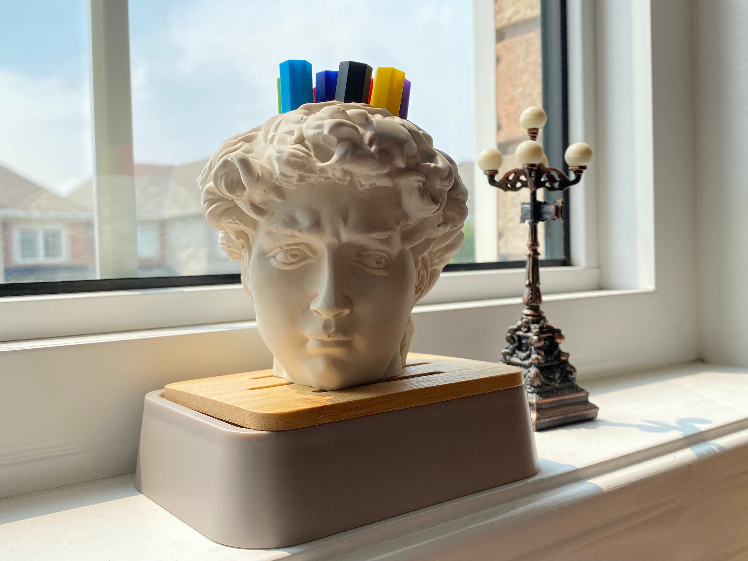 Statue of David Decorative Planter Plaster Statue Planter Etsy UK