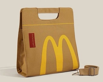 McDonald’s novelty sling bag, recycled polyester, quirky design, cute everyday purse, fast food chain