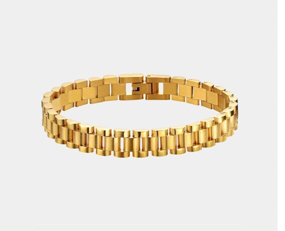 Gold plated watch bracelet sale