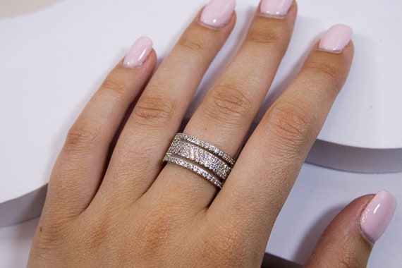 Cz pave ring deals