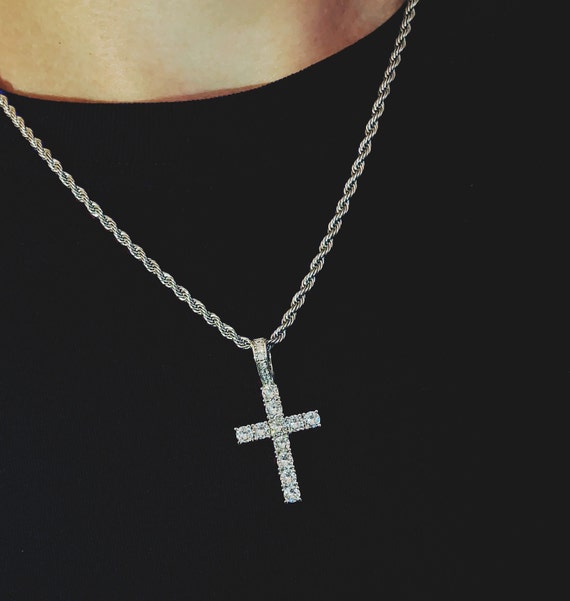 Luxury cross necklace discount