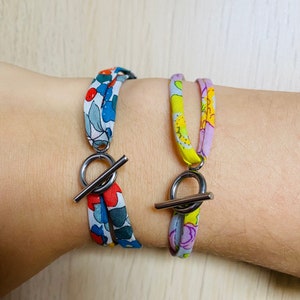 Liberty cord bracelet adjustable T clasp for women and girls