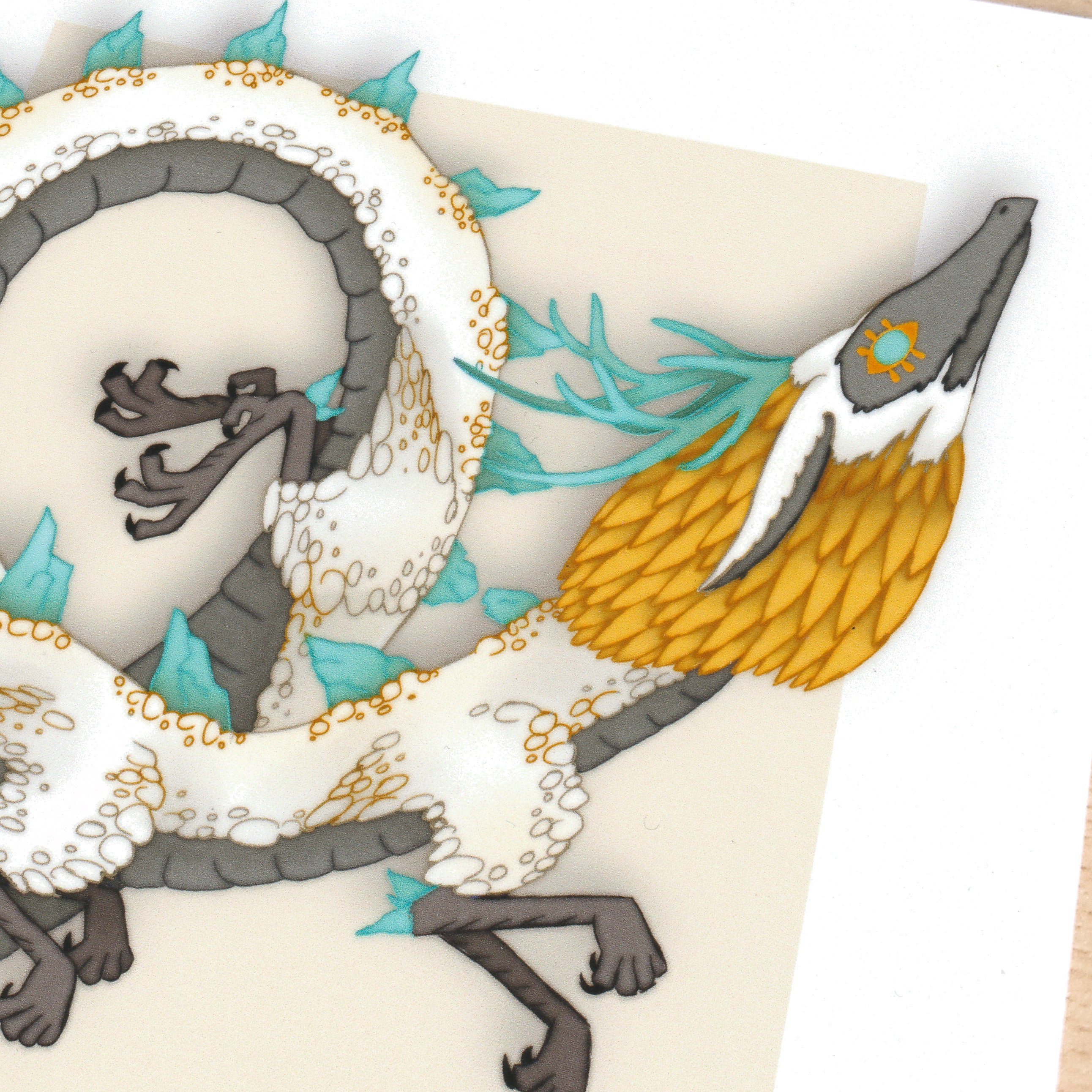The Legend of Zelda Light Dragon Tears of the Kingdom Art Print ...