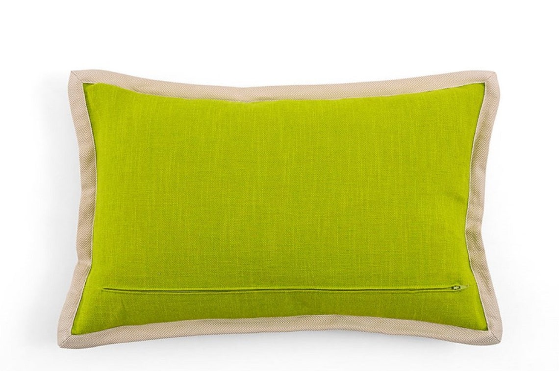 Green pillow Designer pillowModern pillow Handmade pillow Etsy