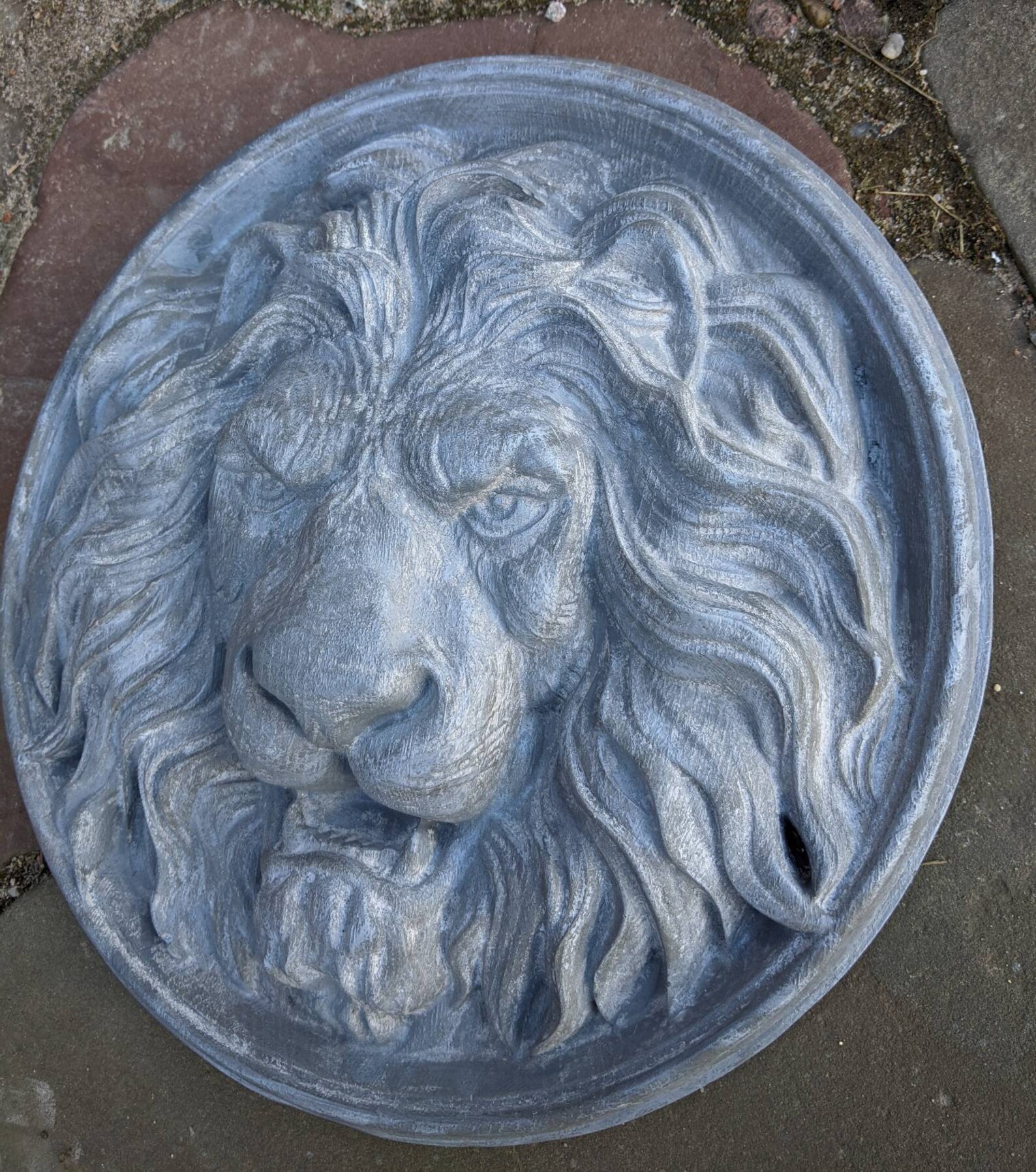 Lion head wall hanging Roaring Lion Head Faux Taxidermy Lion Etsy