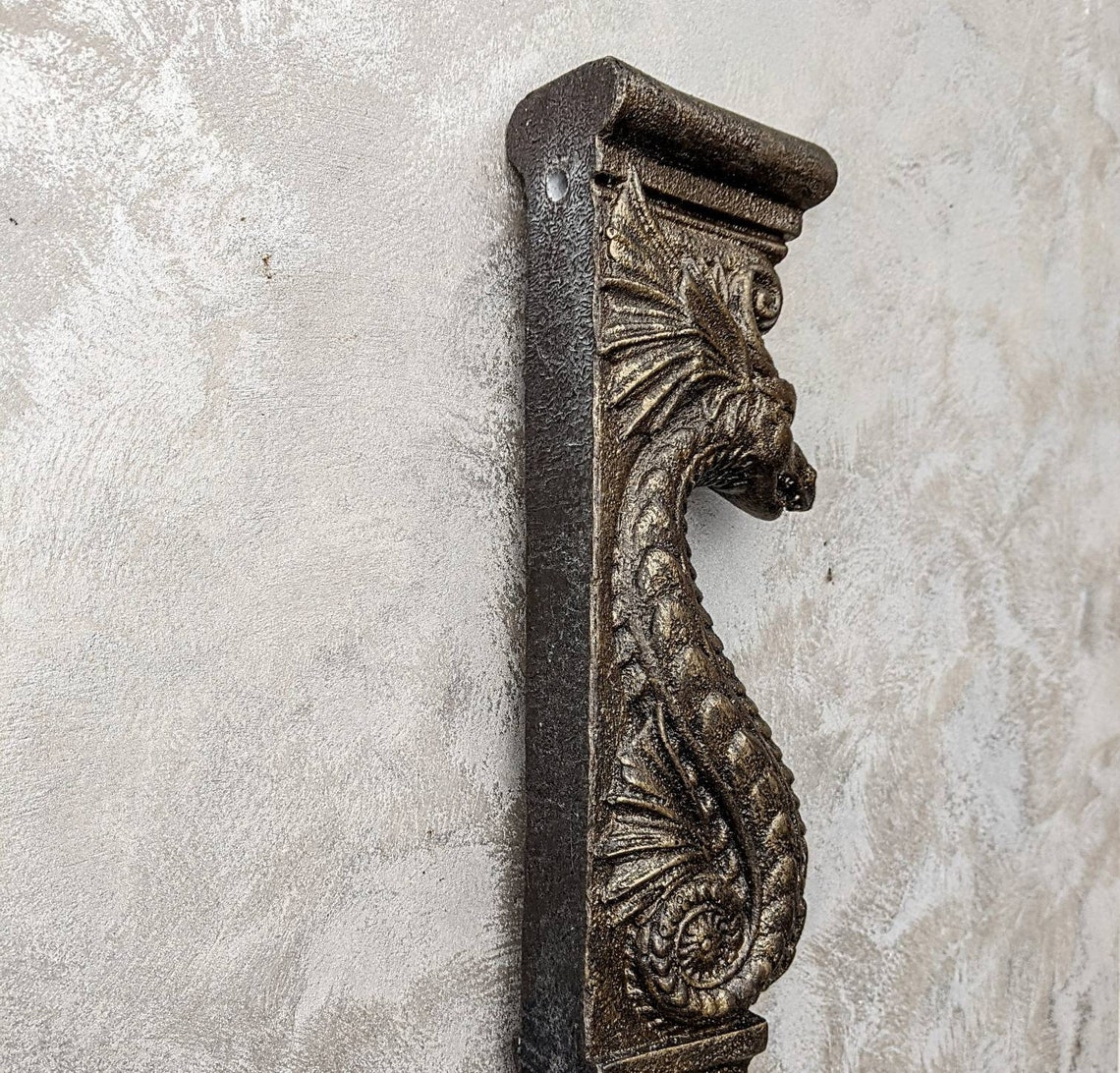 Mantel Regal Bügel Drache. Stein Garten Dekor Drache Skulptur | Etsy