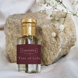 Tree of Life  // Fig & fig leaf roll on perfume Alcohol Free, Vegan, Travel friendly scent Unisex roll on Perfume