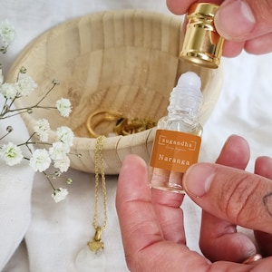 Naranga // Unisex perfume. Alcohol Free, Vegan, Cruelty free roll-on perfume. Long lasting and travel size perfume.