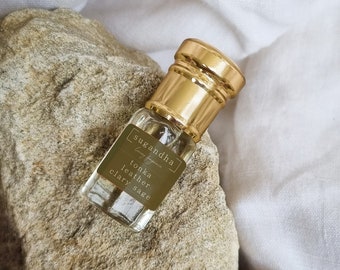tonka - leather - clary sage // Alcohol Free, Vegan, Cruelty Free, Paraben Free Perfume for Her