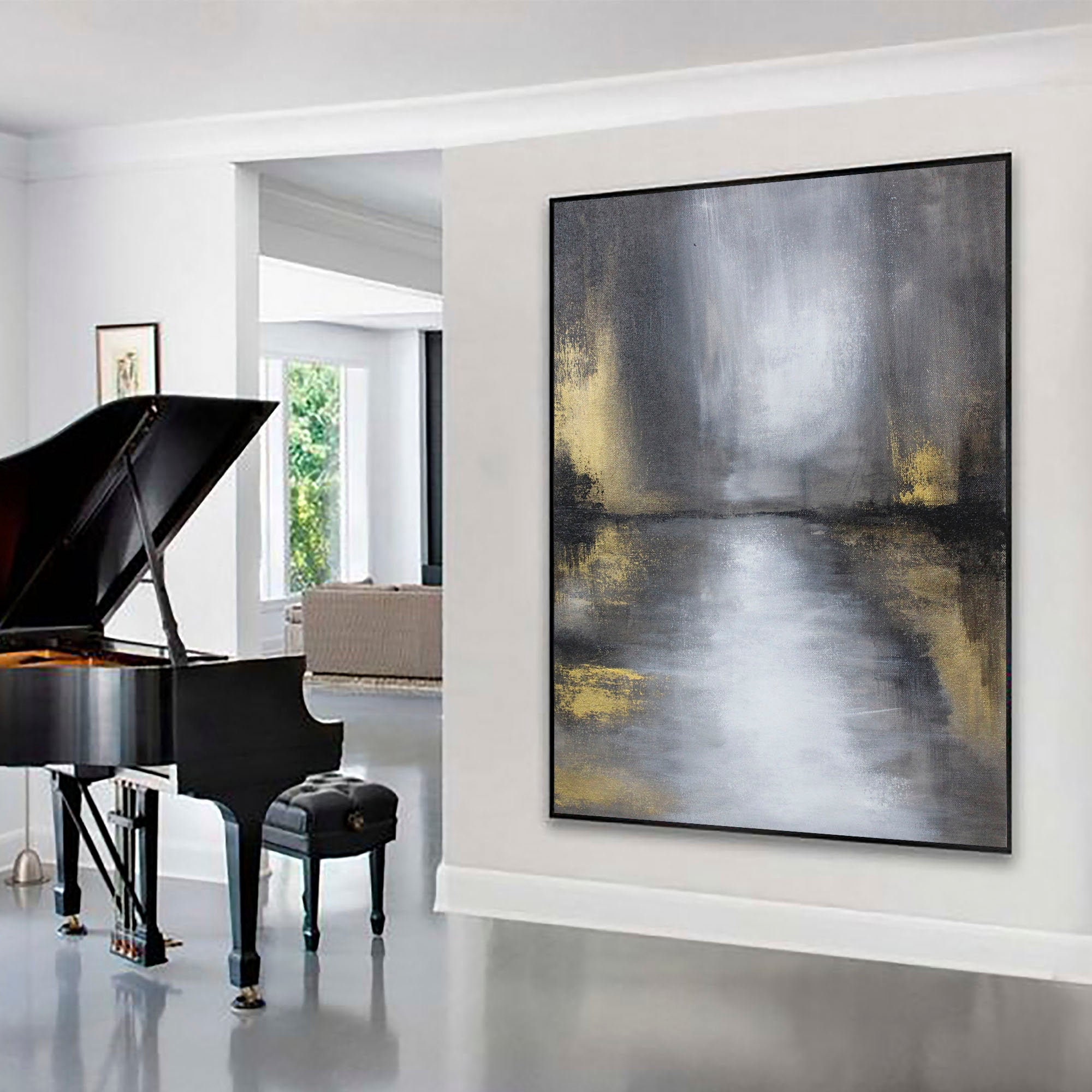 Original Painting Abstract Art with Texture For Office and | Etsy