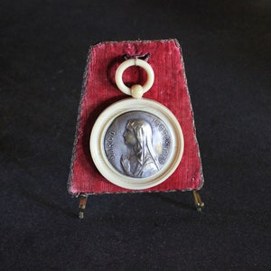 Virgin Reliquary, Ancient Altar Reliquary, Metal Reliquary, Ancient Reliquary, Reliquary for Altar, Virgin Immaculate Conception.