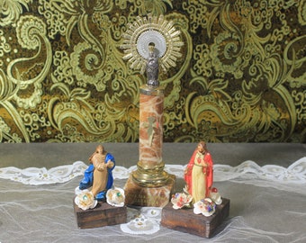 Religious Set, Religious Set with Virgin of the Pillar, Religious Set with Virgin, Religious Set with Virgin Pilar..