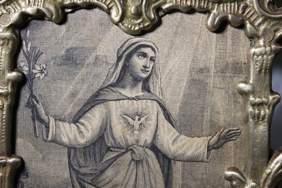 フランスの石版画で神聖に、マルコ サクラ XIX、19 世紀の石版画、宗教