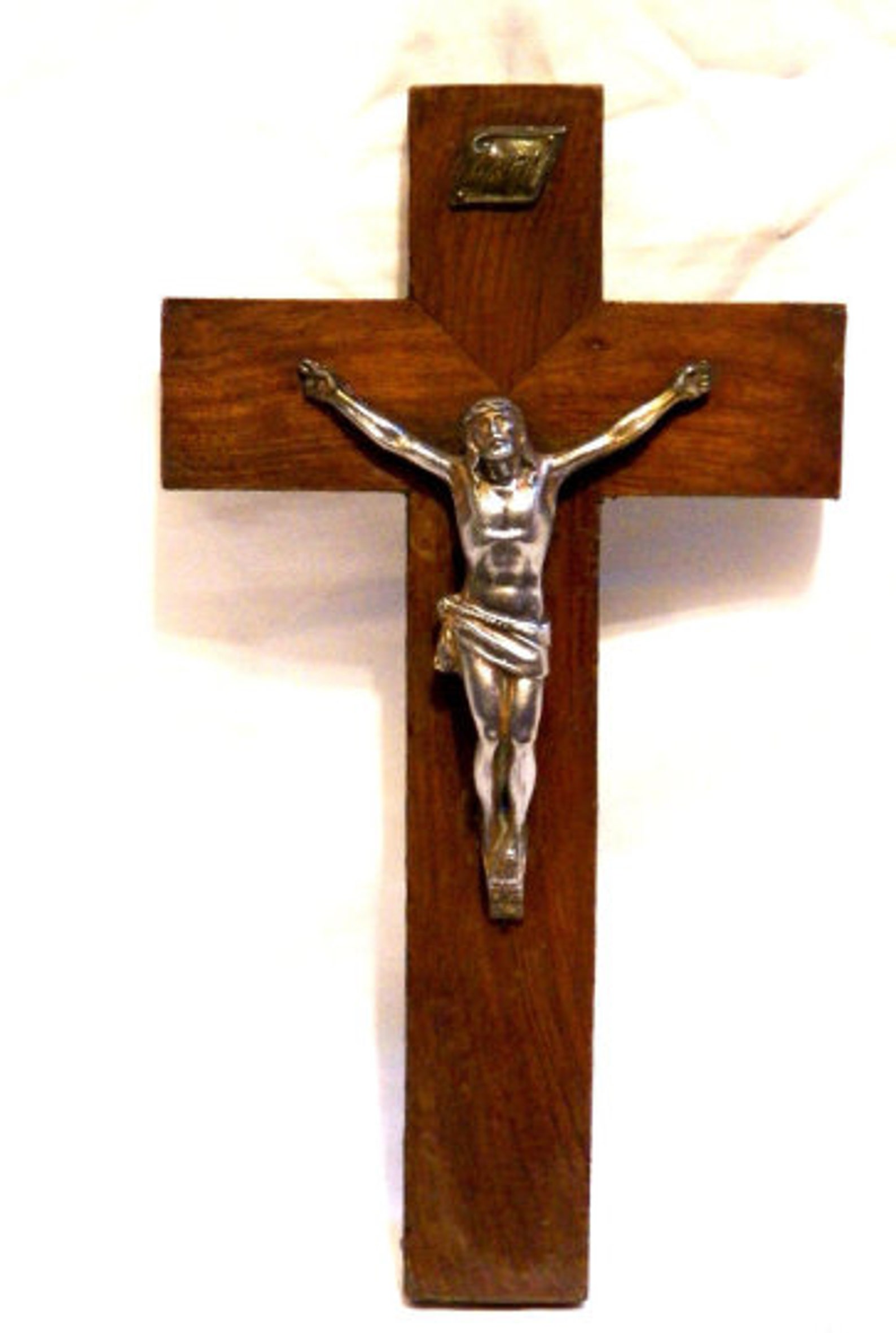 Antique Crucifix Wall Crucifix Metal Crucifix Spanish Etsy New Zealand