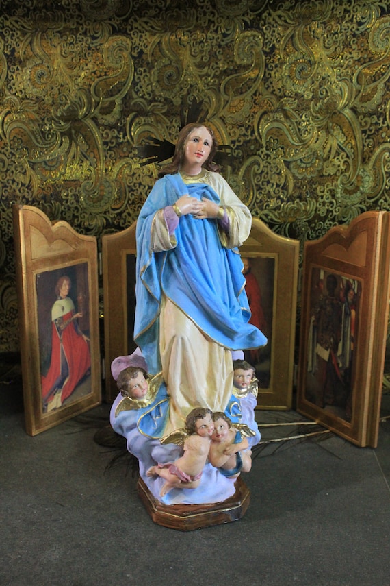 Immaculate Conception Virgin Sculpture, Old Spanish Virgin 