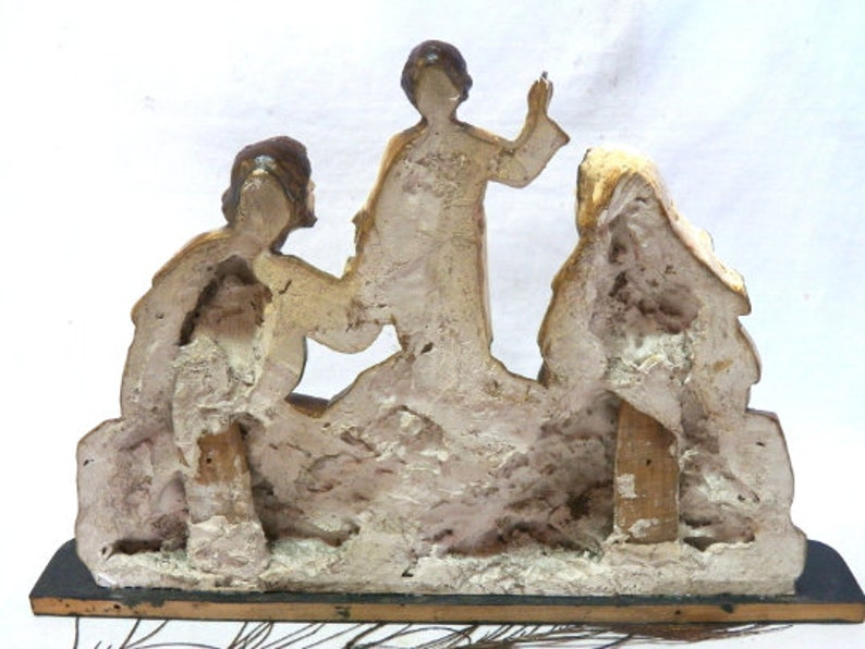 Holy Family Sculpture Ancient Holy Family Virgin Mary Etsy