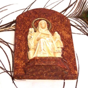 Oud Altaar XIX, Maagdelijk Altaar, Klein Maagdelijk Altaarstuk, Zeeschuim Altaar, Onze Lieve Vrouw Altaarstuk, Zeeschuim Altaarstuk, Maagdelijk Reliëf