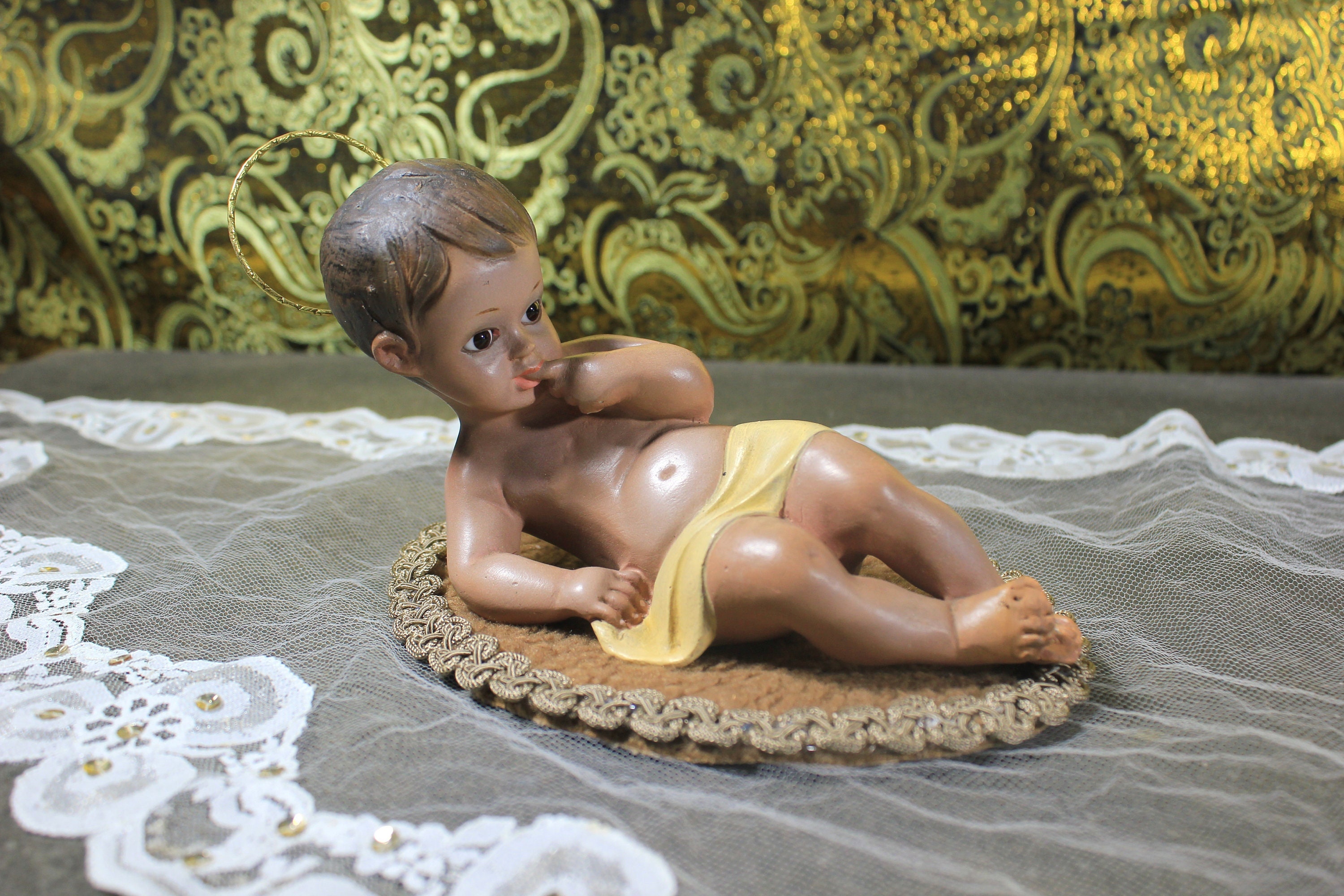 Antique baby jesus with glass eyes - Etsy 日本