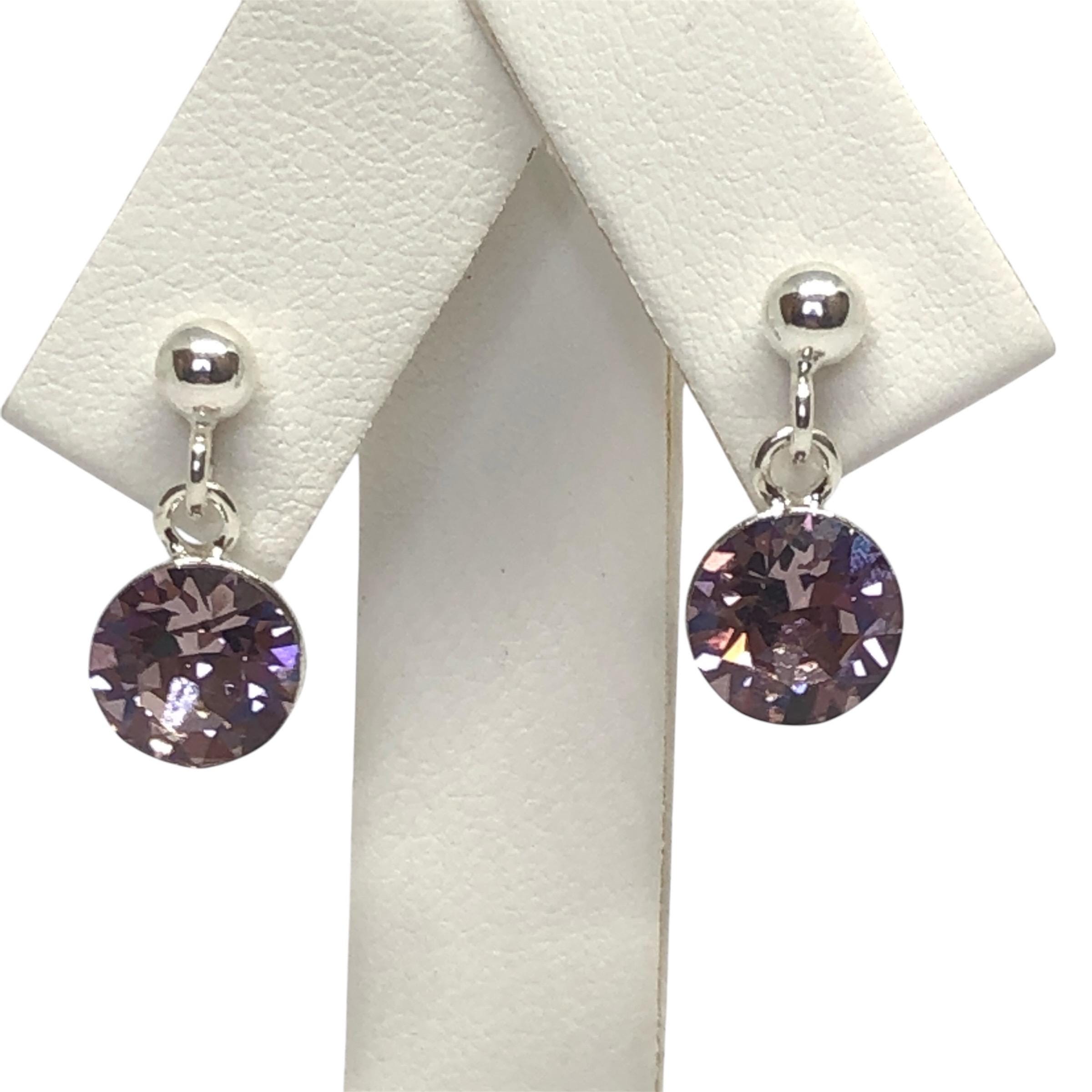 ☆TATIANA☆ Silver 925 Sweet Candy Ball Gemstone Earrings EC Earrings :: NANA Jewels Sterling Silver Round Martini style