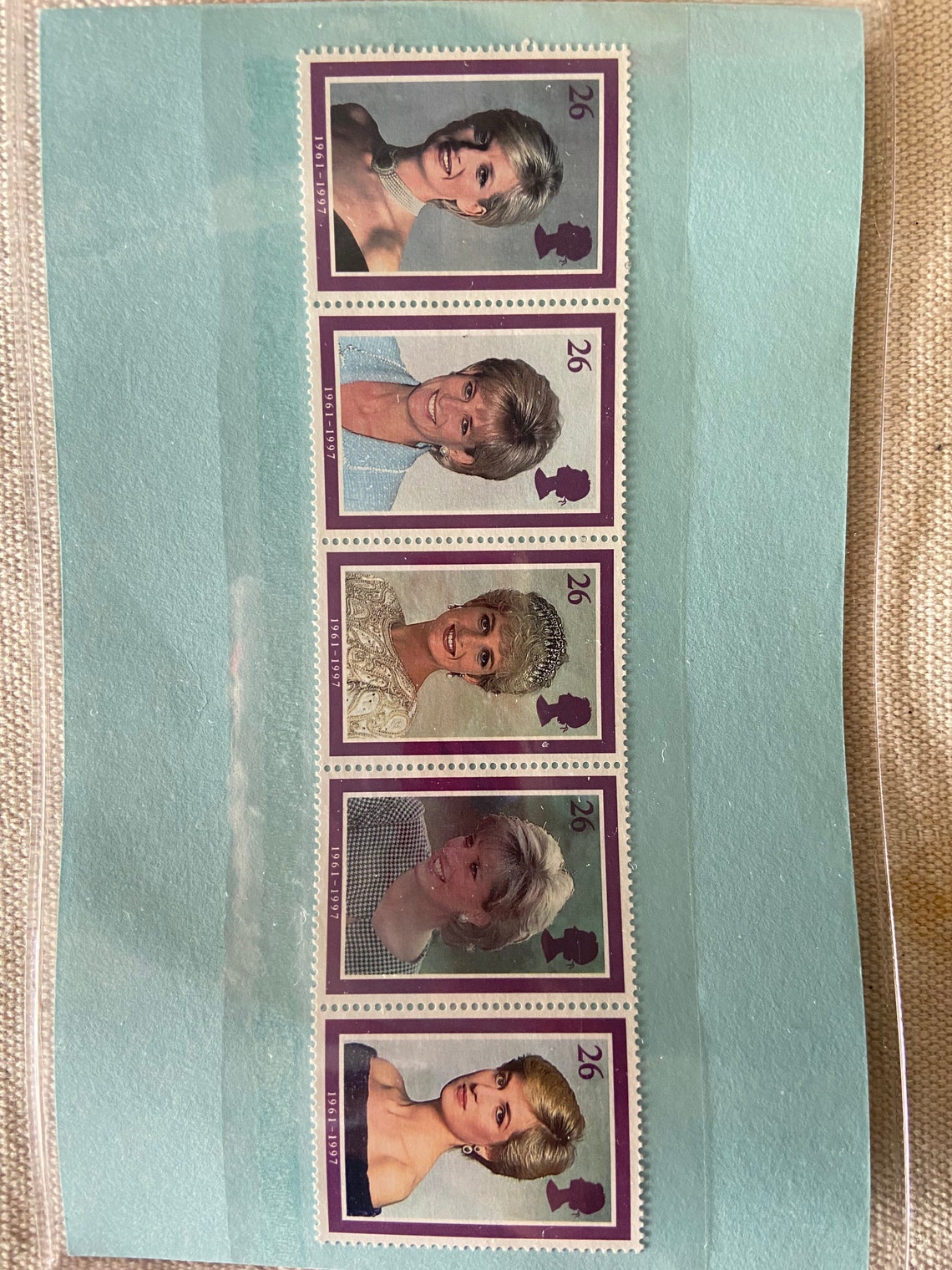 Princess Diana Authentic Vintage Collectors Stamps Etsy