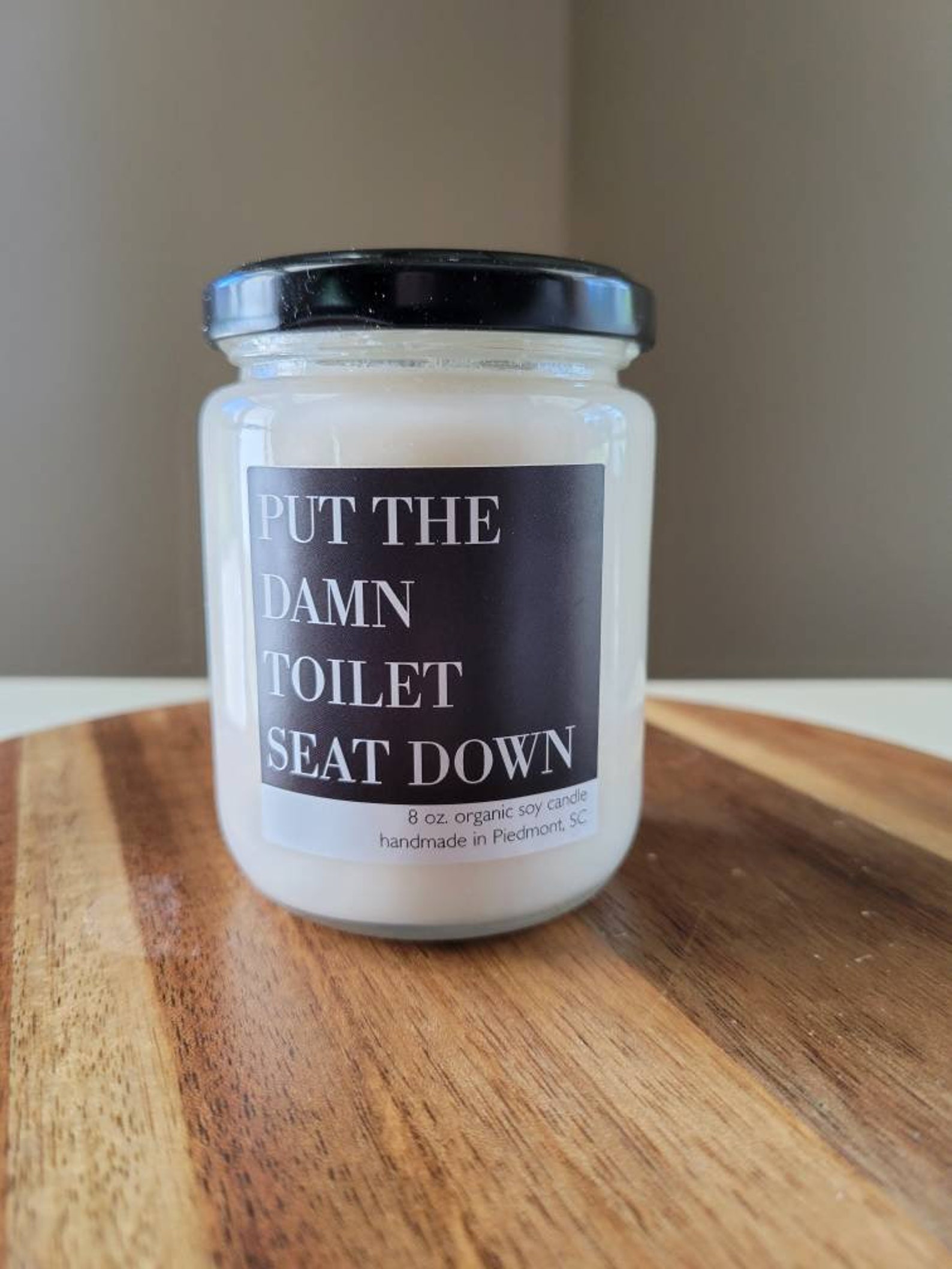 Toilet Seat Candle Etsy