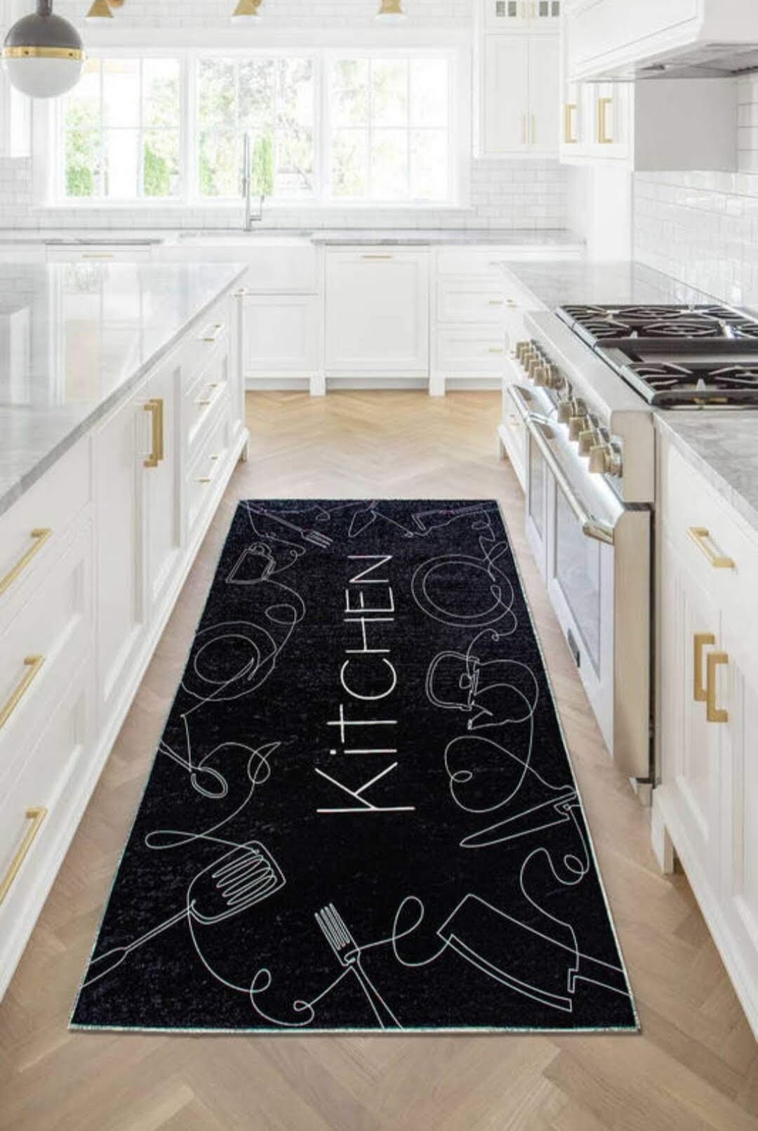 Kitchen Rug Decorative Kitchen Rug Machine Washable Etsy