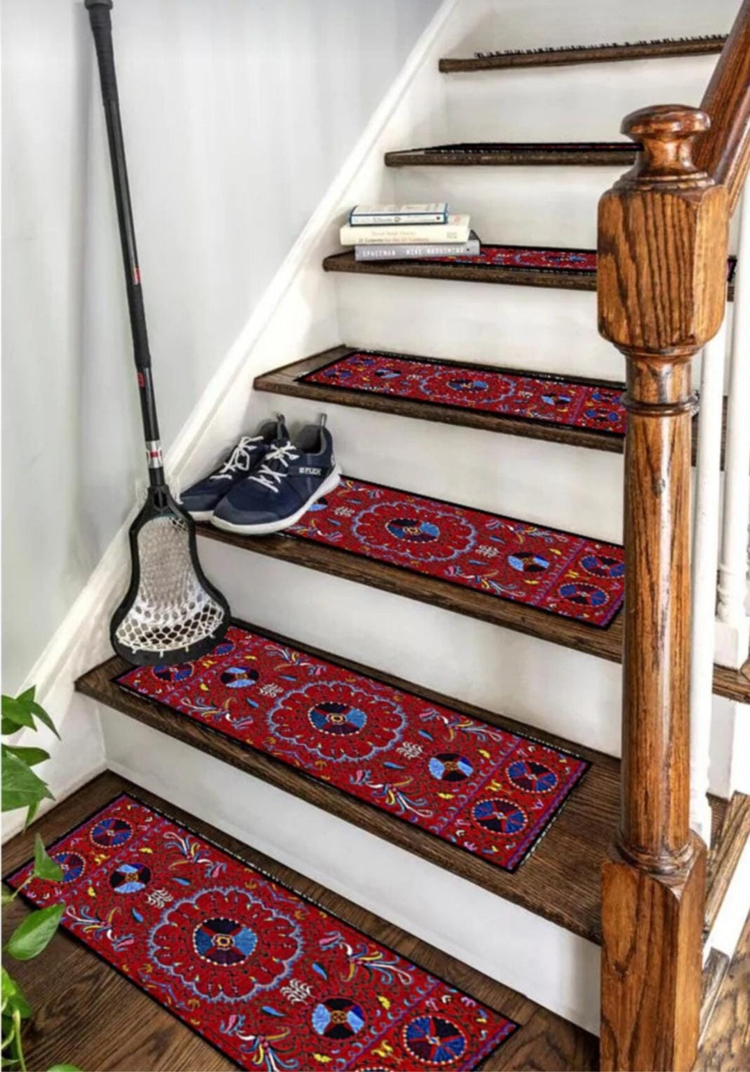 Oriental Pattern Stair Rug Stair Treads Carpet Nonslip Etsy